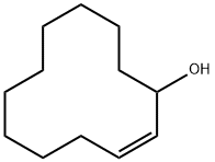 2-Cyclododecen-1-ol, (2Z)- Struktur