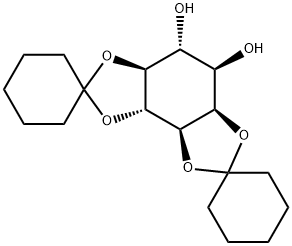 D-myo-Inositol, 2,3:4,5-di-O-cyclohexylidene- Struktur