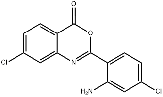 2-(2-Amino-4-chloro-phenyl)-1,2-dihydro-benzo[d][1,3]oxazin-4-one Struktur