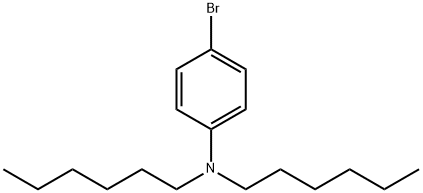 4-Bromo-N,N-dihexylaniline Struktur