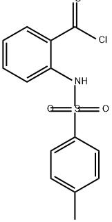 Benzoyl chloride, 2-[[(4-methylphenyl)sulfonyl]amino]- Struktur