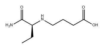 Butanoic acid, 4-[[(1S)-1-(aminocarbonyl)propyl]amino]- Struktur