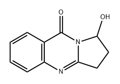 Pyrrolo[2,1-b]quinazolin-9(1H)-one, 2,3-dihydro-1-hydroxy- Struktur