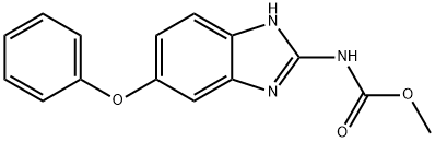 Carbamic acid, (5-phenoxy-1H-benzimidazol-2-yl)-, methyl ester (9CI) Struktur