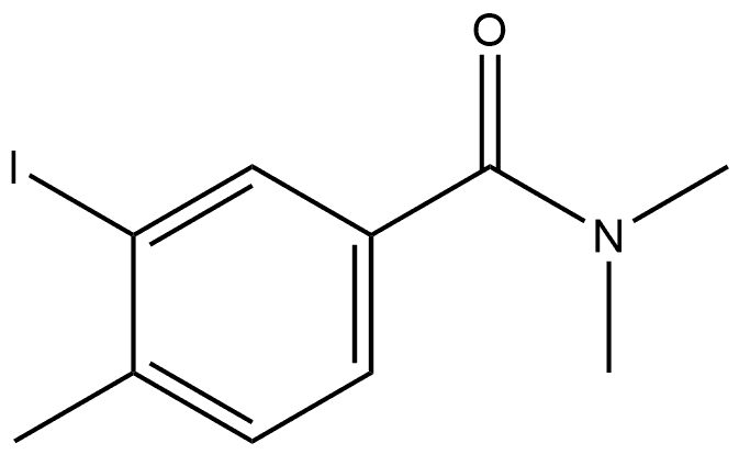 3-iodo-N,N,4-trimethylbenzamide Struktur