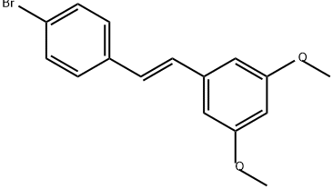 Benzene, 1-[(1E)-2-(4-bromophenyl)ethenyl]-3,5-dimethoxy- Struktur