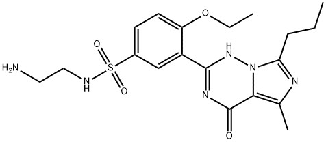 Benzenesulfonamide, N-(2-aminoethyl)-3-(1,4-dihydro-5-methyl-4-oxo-7-propylimidazo[5,1-f][1,2,4]triazin-2-yl)-4-ethoxy-