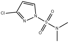 1H-Pyrazole-1-sulfonamide, 3-chloro-N,N-dimethyl- Struktur