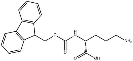 N2-Fmoc-D-ornithine Struktur