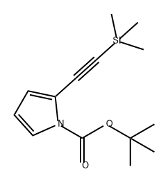 1H-Pyrrole-1-carboxylic acid, 2-[2-(trimethylsilyl)ethynyl]-, 1,1-dimethylethyl ester