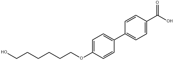 [1,1'-Biphenyl]-4-carboxylic acid, 4'-[(6-hydroxyhexyl)oxy]- Struktur