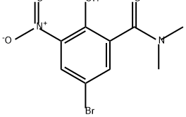 Benzamide, 5-bromo-2-hydroxy-N,N-dimethyl-3-nitro-