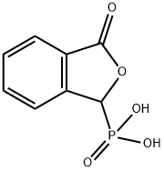 Phosphonic acid, P-(1,3-dihydro-3-oxo-1-isobenzofuranyl)- Struktur