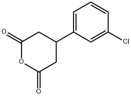 4-(3-chlorophenyl)dihydro-2H-pyran-2,6(3H)-dione Struktur