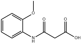 Propanoic acid, 3-[(2-methoxyphenyl)amino]-3-oxo- Struktur