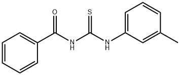 Benzamide, N-[[(3-methylphenyl)amino]thioxomethyl]- Struktur