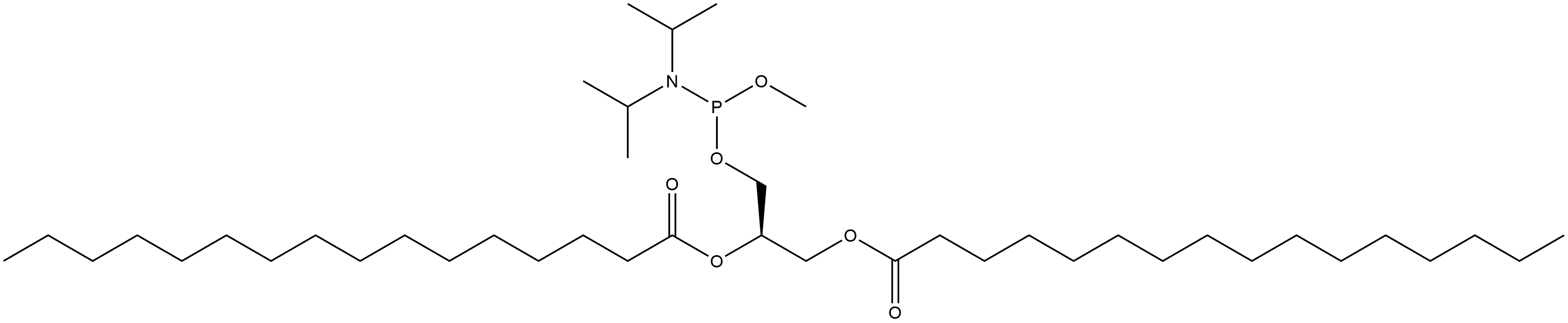 Hexadecanoic acid, (1R)-1-[[[[bis(1-methylethyl)amino]methoxyphosphino]oxy]methyl]-1,2-ethanediyl ester (9CI)