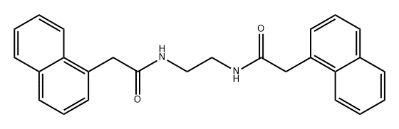 1-Naphthaleneacetamide, N,N'-1,2-ethanediylbis- Struktur