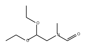 Formamide, N-(2,2-diethoxyethyl)-N-methyl- Struktur