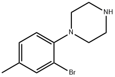 Piperazine, 1-(2-bromo-4-methylphenyl)- Struktur