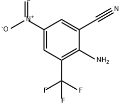 Benzonitrile, 2-amino-5-nitro-3-(trifluoromethyl)- Struktur