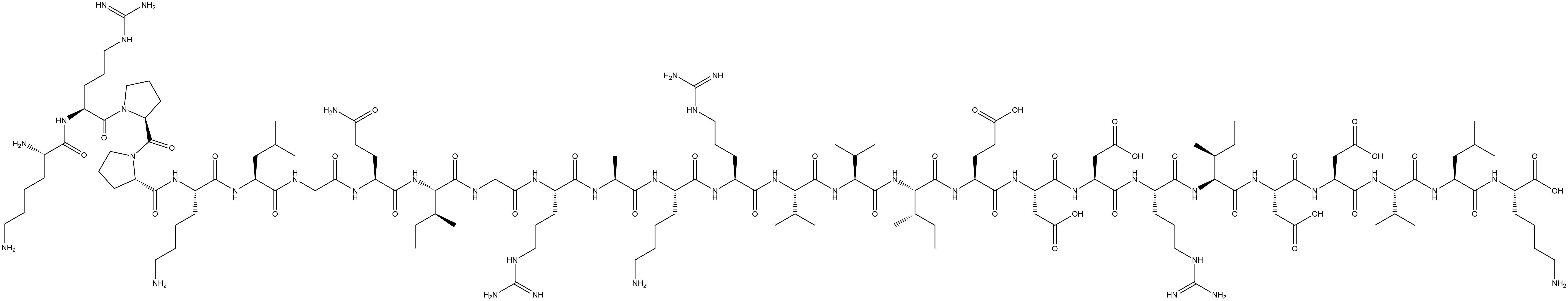 L-Lysine, L-lysyl-L-arginyl-L-prolyl-L-prolyl-L-lysyl-L-leucylglycyl-L-glutaminyl-L-isoleucylglycyl-L-arginyl-L-alanyl-L-lysyl-L-arginyl-L-valyl-L-valyl-L-isoleucyl-L-α-glutamyl-L-α-aspartyl-L-α-aspartyl-L-arginyl-L-isoleucyl-L-α-aspartyl-L-α-aspartyl-L-valyl-L-leucyl-|抑制劑多肽CAMKII INHIBITORY PEPTIDE KIIN