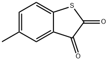 Benzo[b]thiophene-2,3-dione, 5-methyl- Struktur