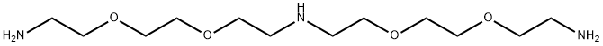 3,6,12,15-Tetraoxa-9-azaheptadecane-1,17-diamine Struktur