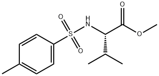 Valine, N-[(4-methylphenyl)sulfonyl]-, methyl ester Struktur