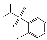 2-[(Difluoromethyl)sulphonyl]bromobenzene Struktur