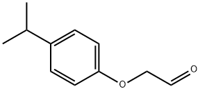 Acetaldehyde, 2-[4-(1-methylethyl)phenoxy]- Struktur