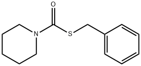 1-Piperidinecarbothioic acid, S-(phenylmethyl) ester Struktur