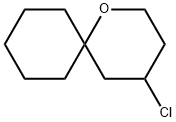 4-Chloro-1-oxaspiro[5.5]undecane Struktur