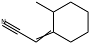 Acetonitrile, 2-(2-methylcyclohexylidene)- Struktur