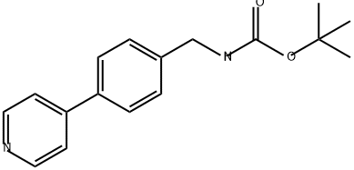 Carbamic acid, [[4-(4-pyridinyl)phenyl]methyl]-, 1,1-dimethylethyl ester (9CI) Struktur