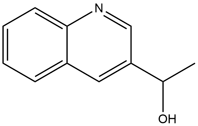 3-Quinolinemethanol, α-methyl-, (+)- Struktur