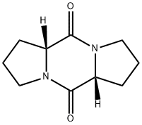 (5aR,10aR)-1,2,3,5a,6,7,8,10a-octahydrodipyrrolo[1,2-c:1',2'-f]pyrazine-5,10-dione Struktur