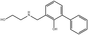 Ethanol, 2-[(2-hydroxy-3-phenylbenzyl)amino]- Struktur