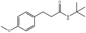 N-Tert-butyl-3-(4-methoxyphenyl)propanamide Struktur