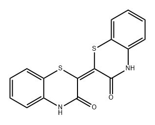 (Z)-4H,4'H-[2,2']BI[BENZO[1,4]THIAZINYLIDENE]-3,3'-DIONE 結(jié)構(gòu)式