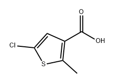 3-Thiophenecarboxylic acid, 5-chloro-2-methyl- Struktur