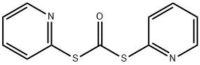 Carbonodithioic acid, S,S-di-2-pyridinyl ester Struktur