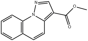 Pyrazolo[1,5-a]quinoline-3-carboxylic acid methyl ester Struktur