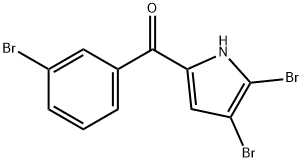 Methanone, (3-bromophenyl)(4,5-dibromo-1H-pyrrol-2-yl)- Struktur