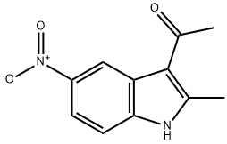 Ethanone, 1-(2-methyl-5-nitro-1H-indol-3-yl)- Struktur