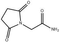 1-Pyrrolidineacetamide, 2,5-dioxo- Struktur