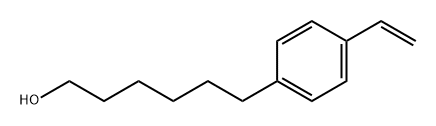 Benzenehexanol, 4-ethenyl- Struktur