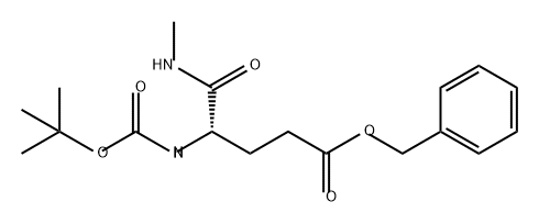 Pentanoic acid, 4-[[(1,1-dimethylethoxy)carbonyl]amino]-5-(methylamino)-5-oxo-, phenylmethyl ester, (4S)-