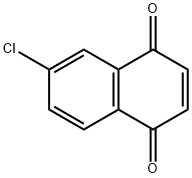 1,4-Naphthalenedione, 6-chloro- Struktur