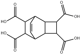 Tricyclo[4.2.2.02,5]dec-9-ene-3,4,7,8-tetracarboxylic acid (6CI,8CI,9CI) Struktur